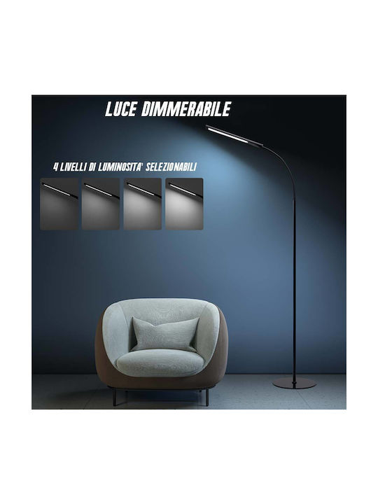 Bakaji LED Floor Lamp H165xW23cm. 400lm White