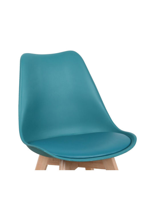 Gaston Dining Room Polypropylene Chair Blue 58x47x85cm