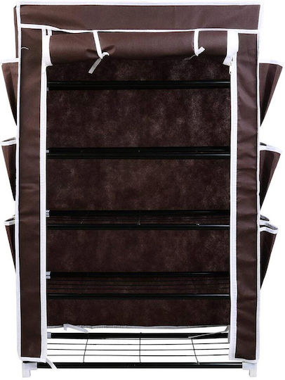 Stoff Schuhschrank 60x30x90cm