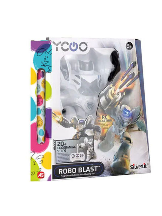Ycoo Robo Blast One Τηλεκατευθυνόμενα Ρομπότ Λευκό Silverlit