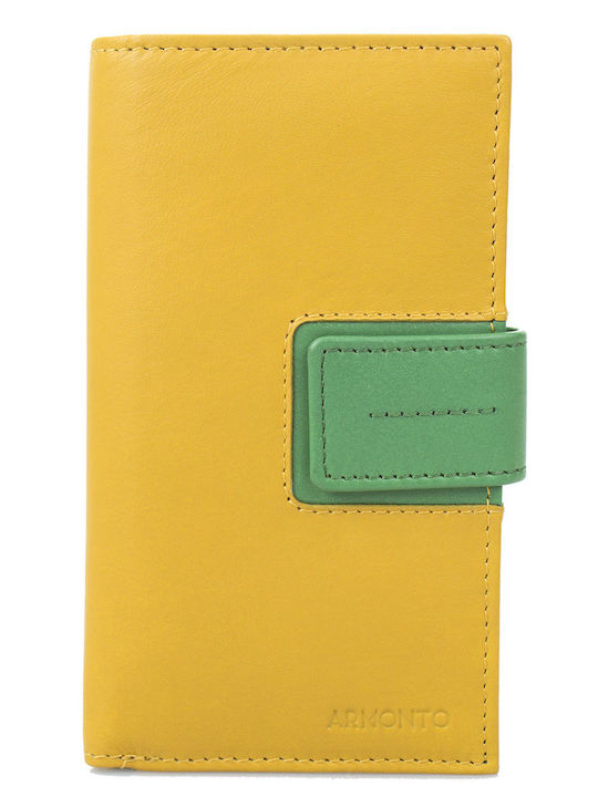 Large Women's Wallet Classic with RFID Yellow / Green