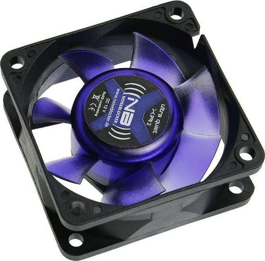 Noiseblocker XR-2 Gehäuselüfter 60mm (14.1cfm) mit Blauer LED-Farbe und 3-poliger Verbindung