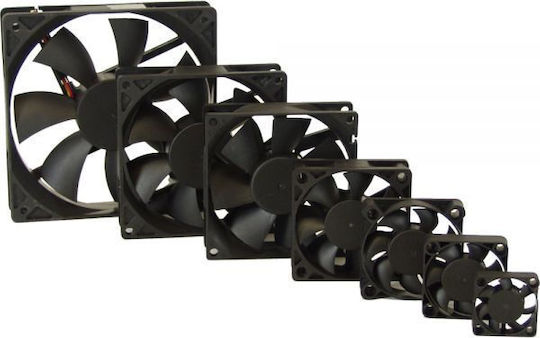 Titan TFD-6020M12B Case Fan (4000rpm / 19.78cfm) Χωρίς Led Φωτισμό και Σύνδεση 3-Pin