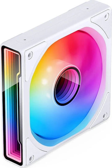 Jonsbo ZK-120W Case Fan 2400rpm With ARGB Lighting And 3-Pin / 4-Pin PWM Connection 3pcs White