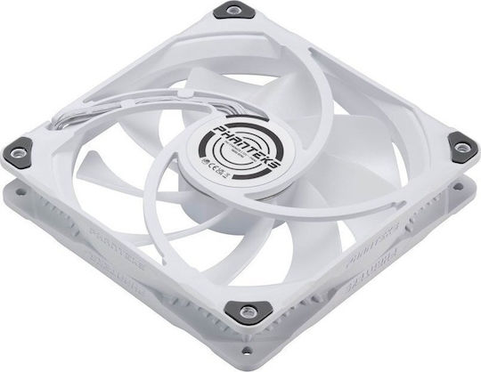 Phanteks PH-F140M25 Case Fans (1800rpm / 104.62cfm) with RGB Lighting and 4-Pin PWM Connection White