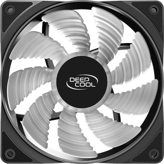 Deepcool RF120 FS Вентилатор За Кутия (1500 Оборота / 56.5 CFM) С RGB Осветление И 4-Изводна ШИМ Свързване