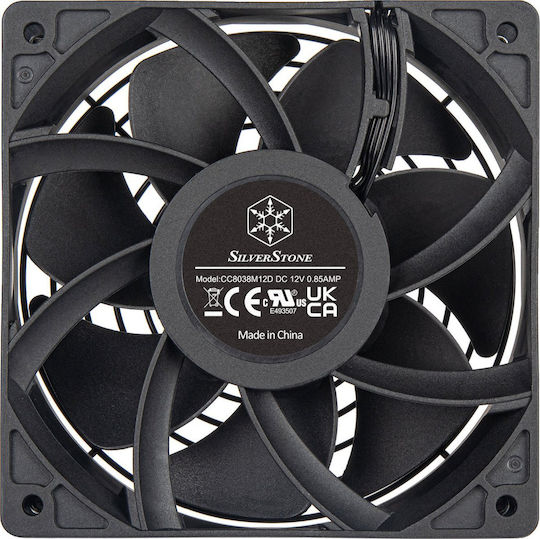 Silverstone FHS 120X Case Fans (4000rpm / 143.98cfm) Without LEDs Lighting and Connection 4-Pin PWM