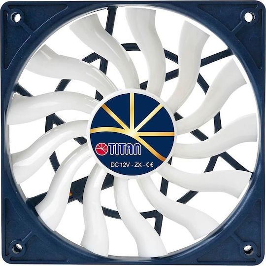 Titan TFD12015H12ZP/KE(RB) Case Fan (63.59cfm) Χωρίς Led Φωτισμό και Σύνδεση 4-Pin PWM Μπλε