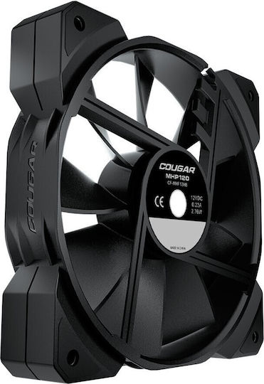 Cougar MHP Case Fan 120mm (2000rpm / 82.48cfm) Χωρίς Led Φωτισμό και Σύνδεση 4-Pin PWM
