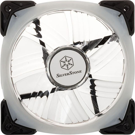 Silverstone FW123 Case Fan 120mm (1800rpm / 42.41cfm) με RGB Φωτισμό και Σύνδεση 4-Pin PWM