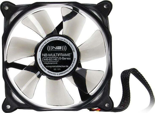 Noiseblocker M8-S3 Case Fans 80mm 2200rpm 34.7cfm Without LEDs Connection 3-Pin