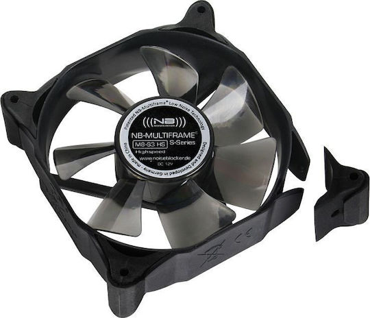 Noiseblocker M8-S3 Case Fans 80mm 2200rpm 34.7cfm Without LEDs Connection 3-Pin