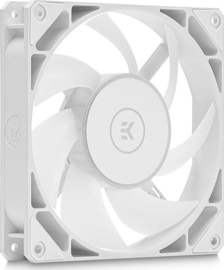 Ekwb FPT 140 Case Fan 2200rpm 118.01cfm With RGB Lighting And 4-Pin PWM Connection White