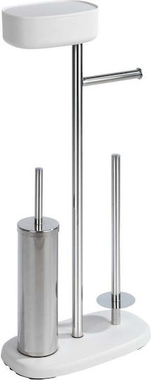 Wenko Suport de hârtie Metal Albă 4008838301845