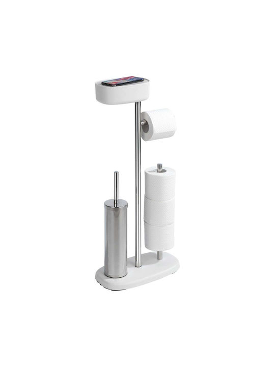 Wenko Paper Holder Metallic White