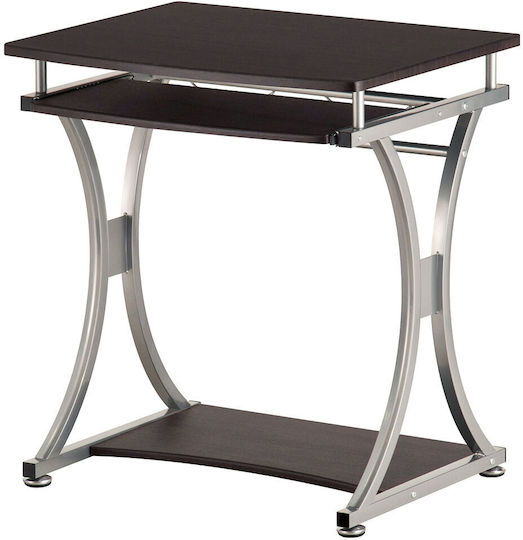 Desk Wooden Coffee with Metal Legs 70x55x76cm