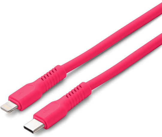 Colorum USB-C to Lightning Cable 27W Ροζ 1.8m CK12-CL-02