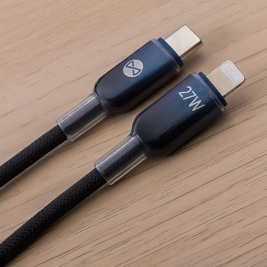 Forever USB-C to Lightning Cable 27W Μαύρο 1m