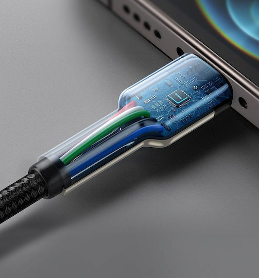 Baseus Редовна USB-A към Lightning кабел 20W Зелен 1м (eus_20210316152823)