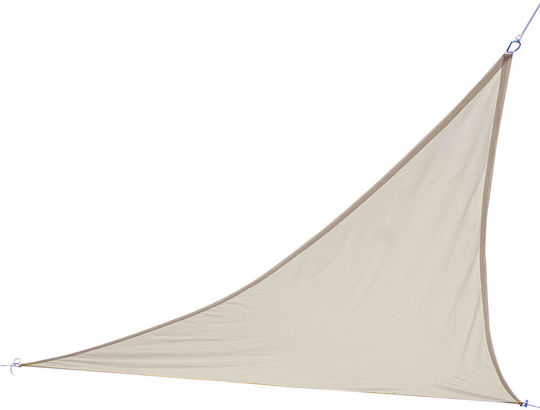 Bakaji Dreieck Sonnensegel Beige 3m