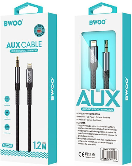 BWOO 3.5mm to Lightning Cable (BO-AUX068)