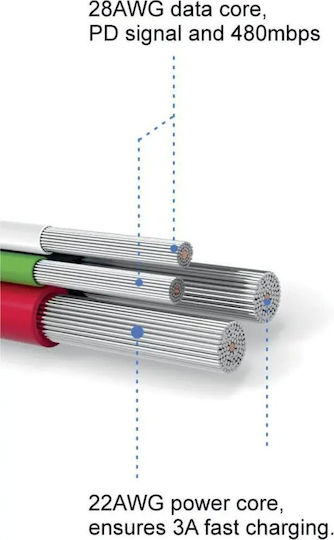 Swissten Geflochten USB-A zu Lightning Kabel Schwarz 0.2m