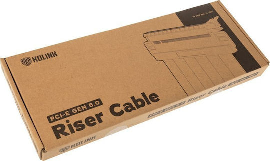 Kolink Pcie 5.0 X16 Riser Cable 180 Degrees 30 Cm Black Pgw-rc-mrk-011