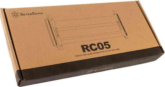 Silverstone Καλώδιο Riser PCIe για GPU SST-RC05B-220
