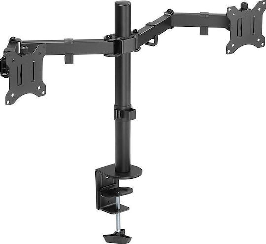 Goobay Desktop Stand for 2 Monitors up to 32" (58529)