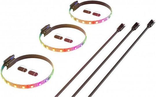 Hyte Ls10 Qrgb Light Strips 33cm 3 Pack
