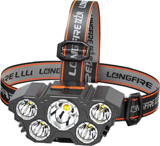 Lean Toys Φακός Κεφαλής LED IP65