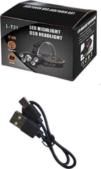 Lean Toys Φακός Κεφαλής LED IP65