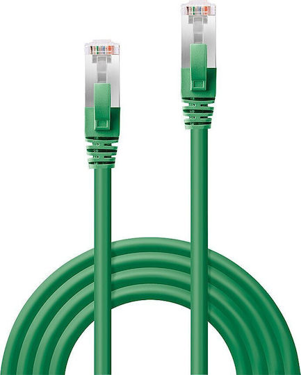 Lindy S/FTP Cat.6a Gigabit Network Cable Ethernet 2m Green