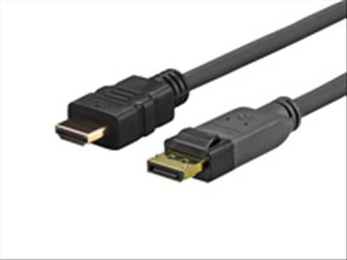Vivolink Cable DisplayPort male - HDMI male 3m Black (PRODPHDMI3)