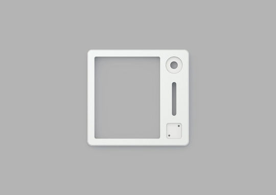 Glorious Gmmk Numpad Top Frame E-white Glo-acc-np-tf-ew