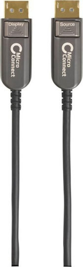 Microconnect Cable DisplayPort male - DisplayPort male 10m Μαύρο (DP-MMG-1000V1.4OP)