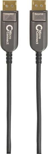 Microconnect Кабел DisplayPort мъжки - DisplayPort мъжки 20м Черен (DP-MMG-2000V1.4OP)