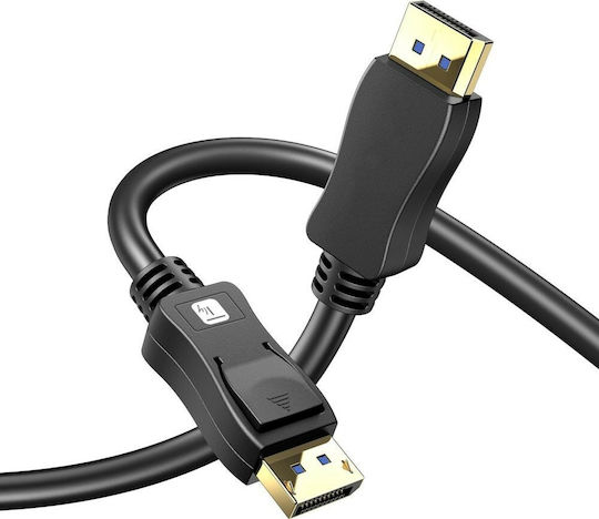Techly Kabel DisplayPort-Stecker - DisplayPort-Stecker 1m Schwarz (ICOC DSP-A21-010)