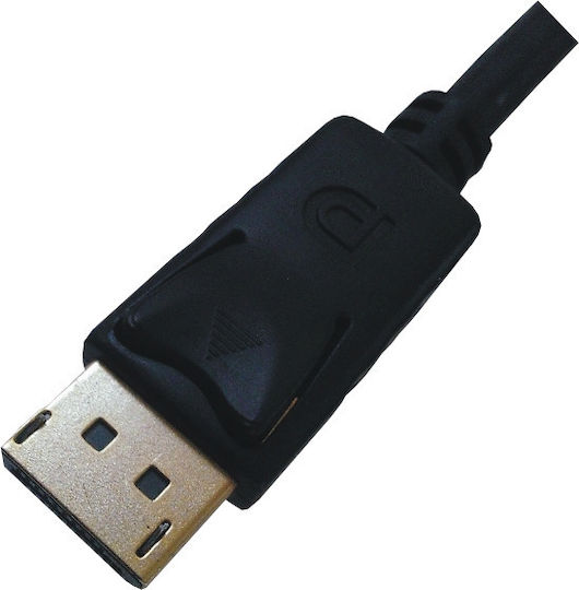 MCAB Cable DisplayPort male - DisplayPort male 5m Μαύρο (7000975)