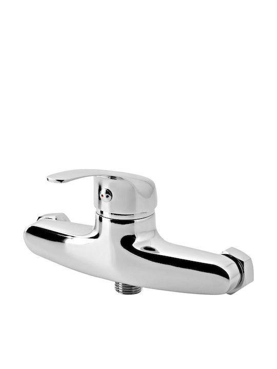 Invena Shower Column without Mixer Silver Invena Shower Column without Mixer Silver