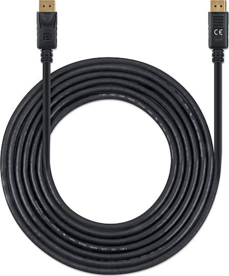 Manhattan Cable DisplayPort male - DisplayPort male 1m Μαύρο (355568)