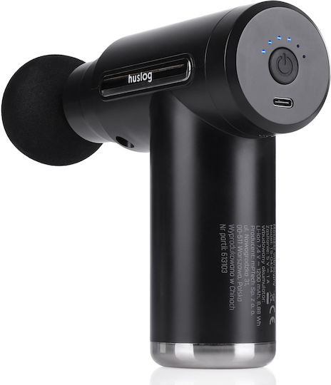Huslog Massager Συσκευή Μασάζ για το Σώμα με Δόνηση Μαύρη