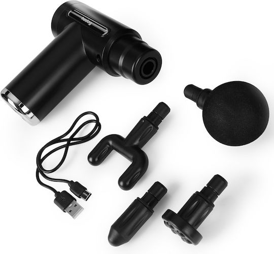 Huslog Massager Συσκευή Μασάζ για το Σώμα με Δόνηση Μαύρη
