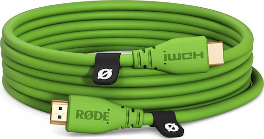 Rode Cable HDMI male - HDMI male 3m Πράσινο