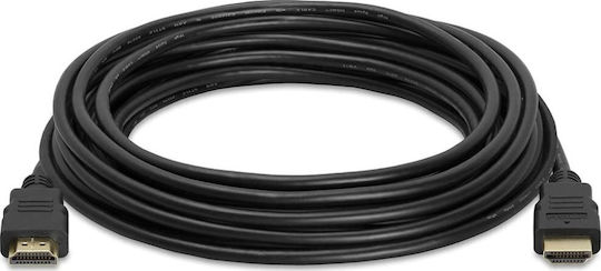 Techly HDMI 2.0 Premium High Speed 4K 60Hz HDR Cable HDMI male - HDMI male 5m Μαύρο