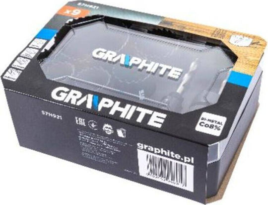 Graphite Σετ Ποτηροτρύπανα με Διάμετρο 68mm