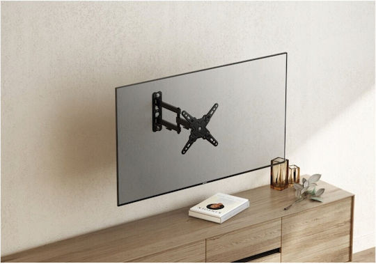 Techly ICA-LCD 423 Βάση Τηλεόρασης Τοίχου με Βραχίονα έως 43" και 20kg