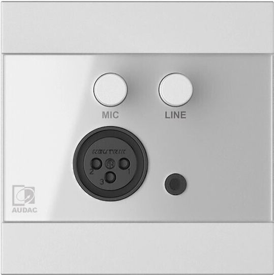 Audac Audac Wp205/w Επιτοίχιος Πίνακας Χρώματος Λευκού