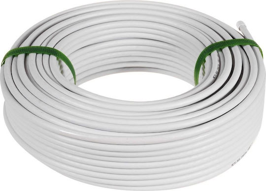 Maclean Antenna Cable 50m White Mctv-571