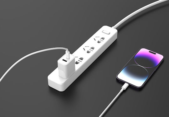 Montis USB-A to Lightning Cable 20W Λευκό 1m (6480391)
